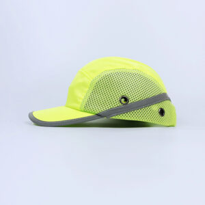 ABS+EVA Bump Cap with Reflective Strap – Fashion Baseball Cap Style Head Protection