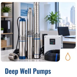 Deep Well Submersible Pump for Boreholes, Wells, Irrigation & Water Supply