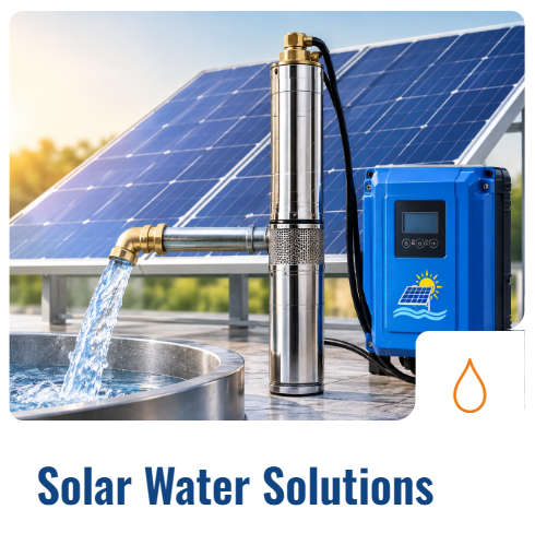 Solar Water Pump for Irrigation, Deep Wells, Agriculture & Off-Grid Water Supply