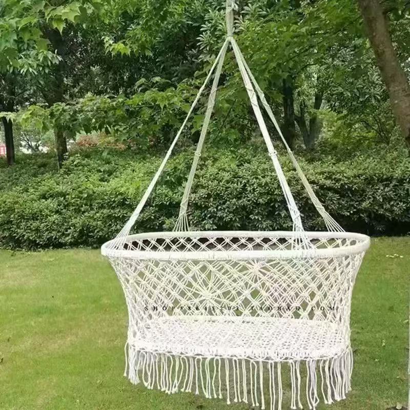 ZJ-MYL Baby Hanging Cradle Basket – Woven Infant Sleep Basket, Portable Baby Hammock Cradle - Image 3