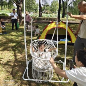 ZJ-MYL Baby Hanging Cradle Basket – Woven Infant Sleep Basket, Portable Baby Hammock Cradle