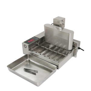 LBD6 6-Row Automatic Mini Donut Machine | Electric Commercial Donut Maker & Fryer – 25mm